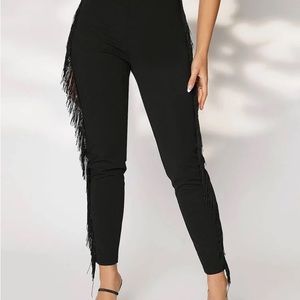 Shein Fringe Leggings